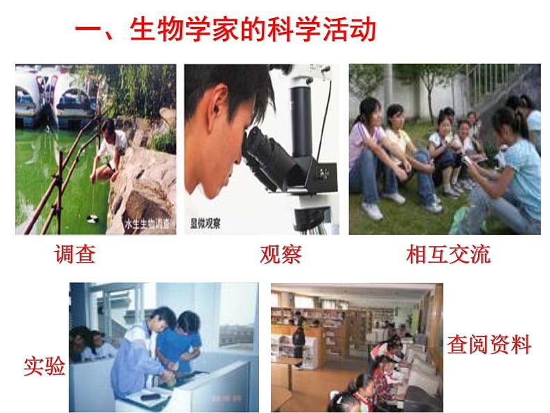 北师大版生物七年级上册 2.1 生物学是探索生命的科学_(课件)第2页