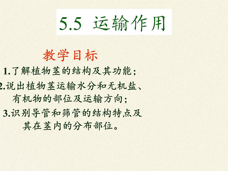 北师大版生物七年级上册 5.5 运输作用(3)(课件)02
