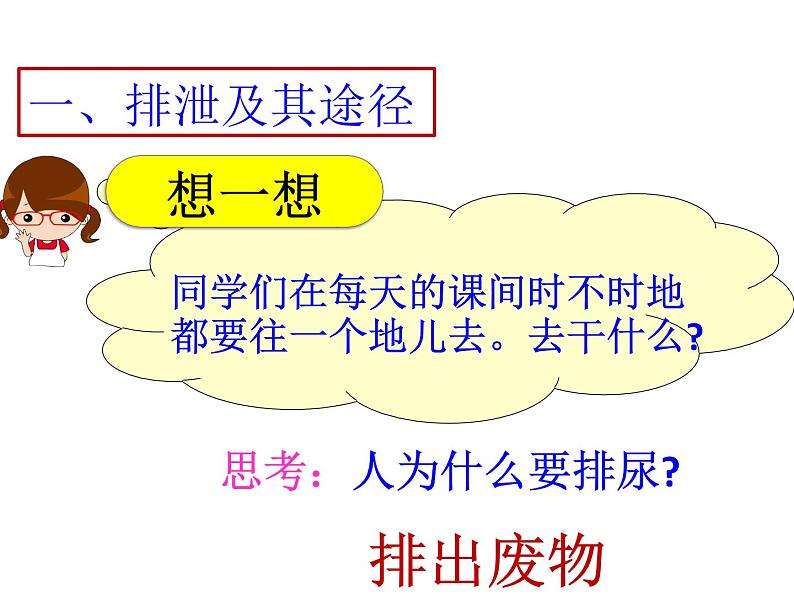 2020—2021学年人教版七年级生物下册课件-4.5 人体内废物的排出第3页