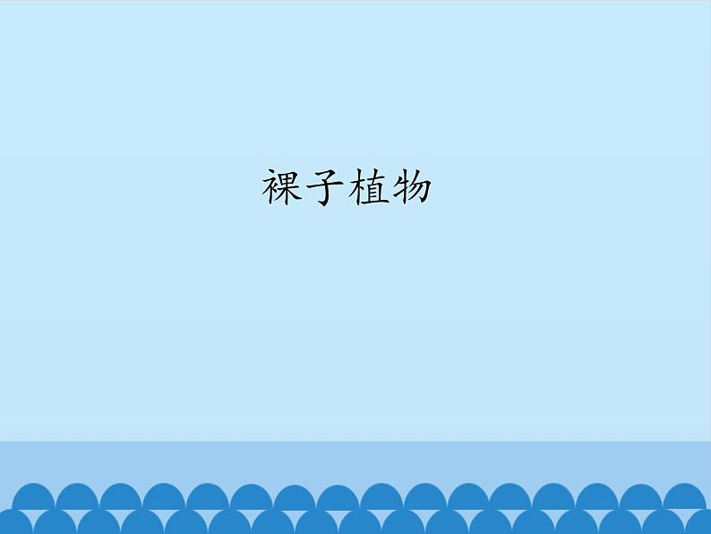 冀教版七年级上册 生物 课件 1.3.5裸子植物第1页