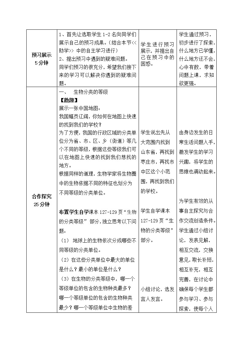 第十三章第一节生物的分类 教案第2页