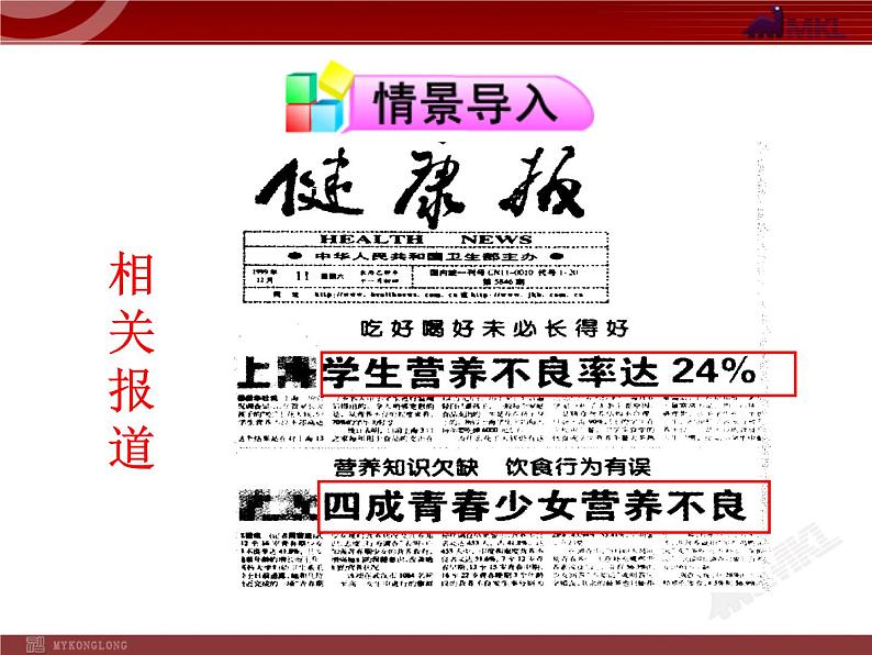 人教版生物七年级下第2章 第3节 合理营养与食品安全 课件第2页