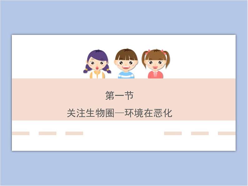 《关注生物圈—环境在恶化》 课件PPT01