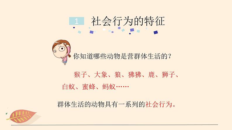 7.2.3 社会行为 课件 初中生物鲁科版(五四制) 八年级上册(2021年)05