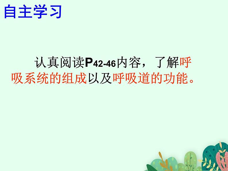2021-2022学年初中生物鲁科版(五四制) 七年级上册 4.3.1 呼吸道对空气的处理 课件03