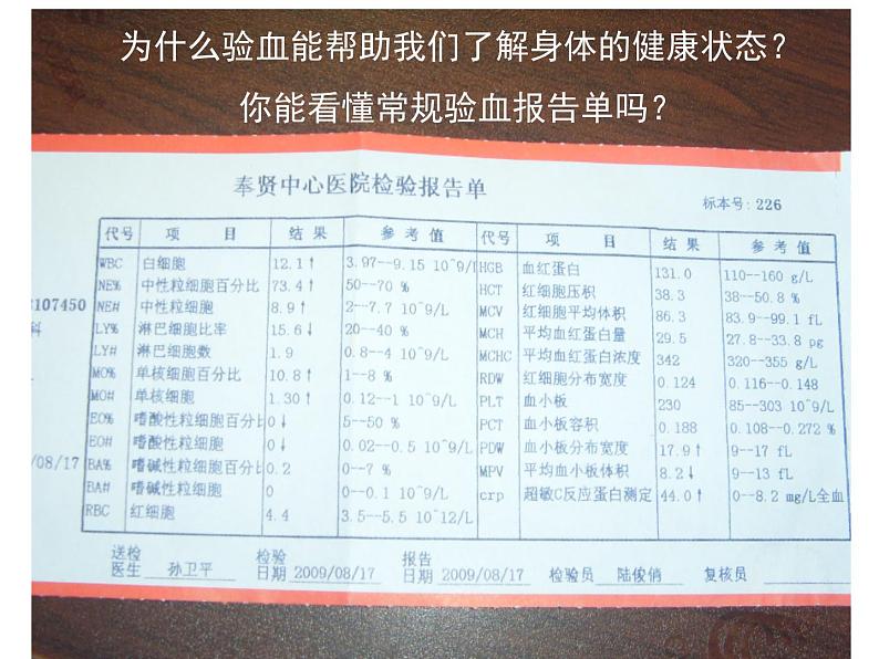 上海版八年级上册生物 1.2.2 人体的内环境 课件 (共20张PPT)02