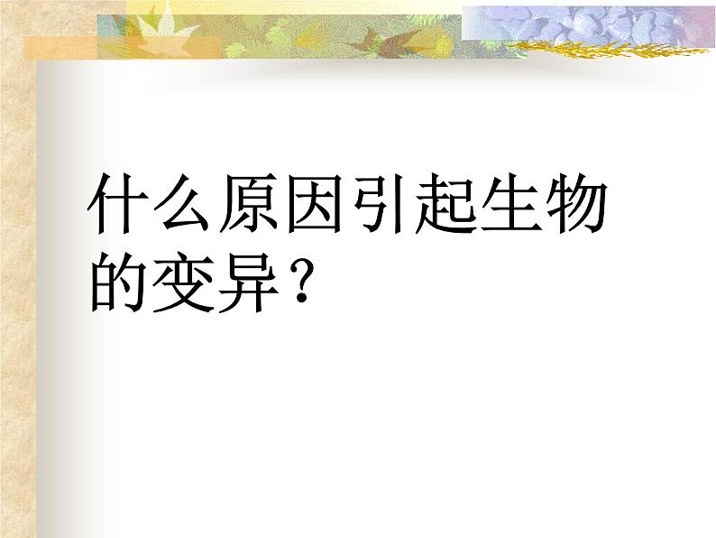 上海版八年级上册生物 2.3.6 生物的变异(2) 课件 (共27张PPT)第8页