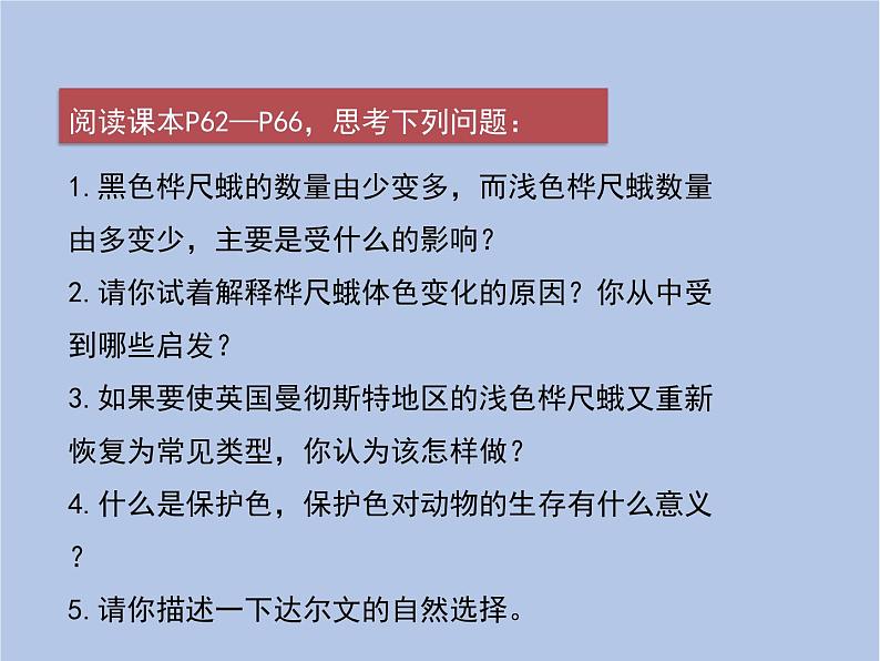 鲁科版(五四制)生物八下 8.3.3《生物进化的原因》课件02