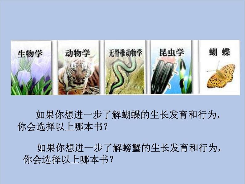 鲁科版(五四制)生物八下 9.1.1《尝试对生物进行分类》课件2第1页