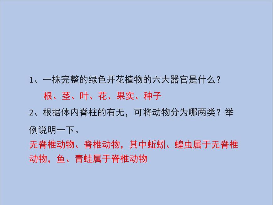 魯科版（五四制）生物八下 9.1.1《嘗試對生物進行分類》課件3第3頁