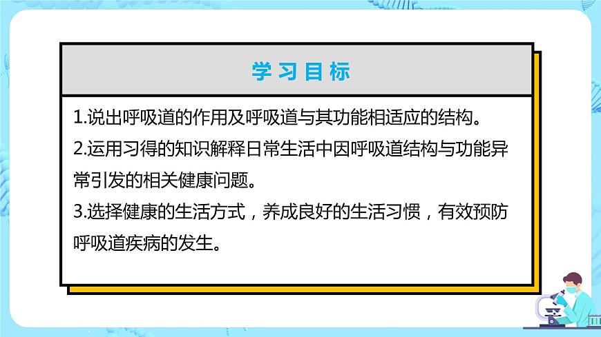 第三章《人體的呼吸》章節(jié)綜合與測試（第一課時）課件第2頁
