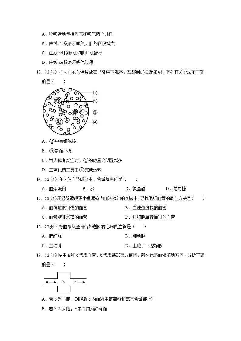 2020-2021学年湖南省张家界市永定区七年级(下)期末生物试卷(含答案)第3页