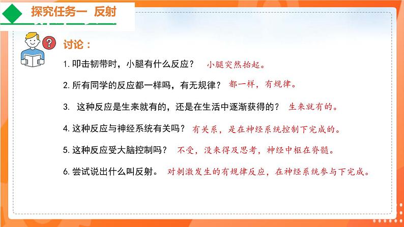 4.6.3神经调节的基本方式-2021-2022学年七年级生物下学期同步课件(人教版)第6页