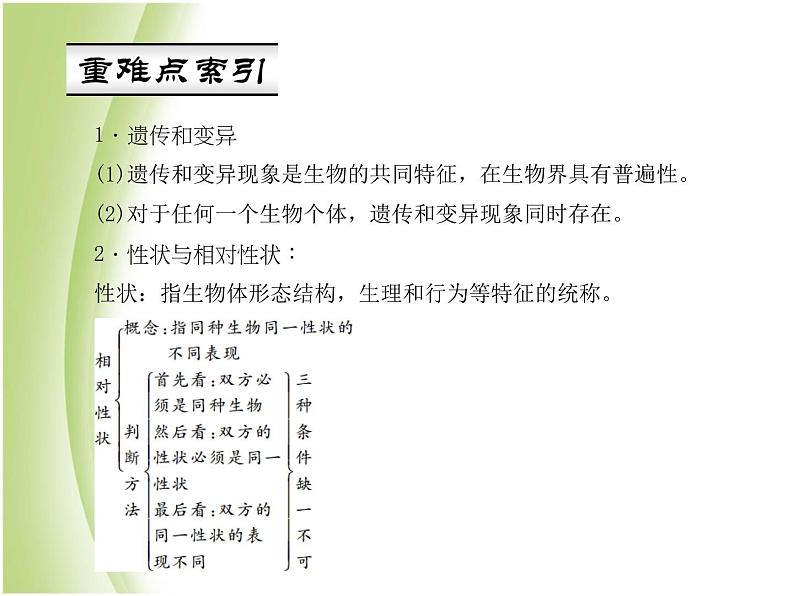 八年级生物下册第七单元生物圈中生命的延续和发展第二章生物的遗传与变异第一节基因控制生物的性状作业课件新人教版第3页