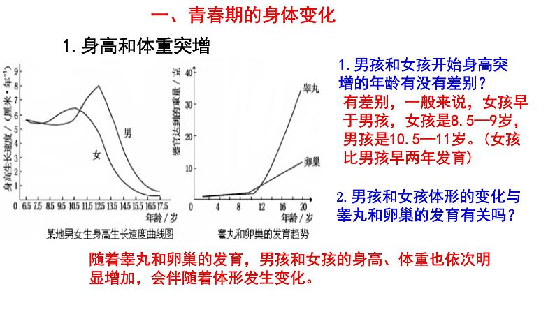 人教版七年级生物下册----4.1.3青春期(课件)第5页