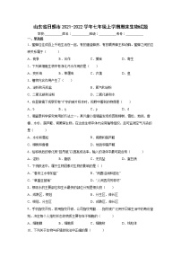 山东省日照市2021-2022学年七年级上学期期末生物试题(word版 含答案)