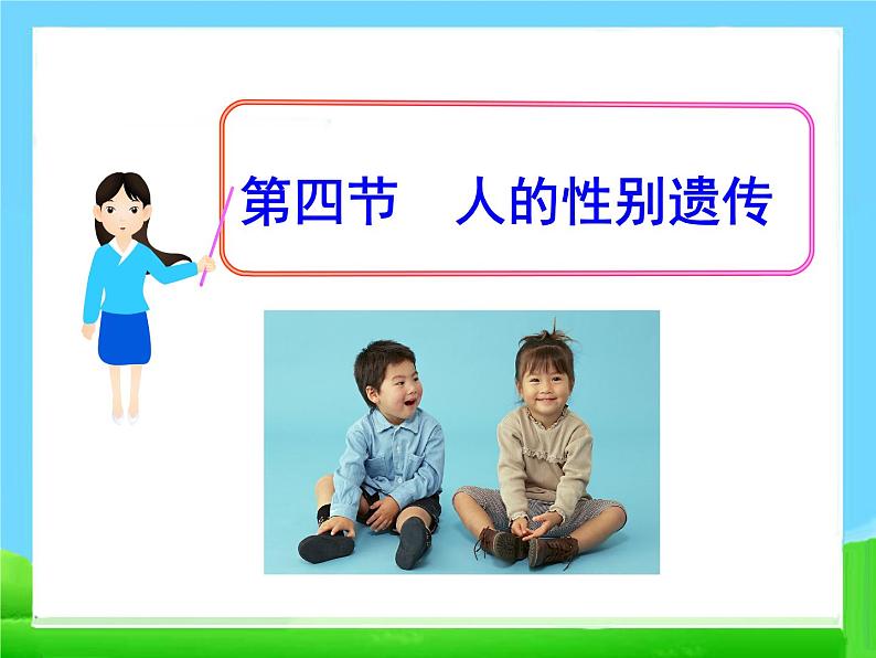第四节 人的性别遗传 课件第1页