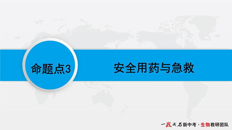 健康地生活-命题点3 安全用药与急救课件PPT02