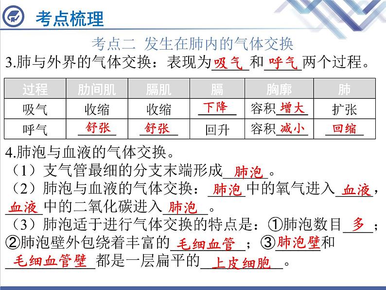 生物中考复习第9章人体的呼吸PPT课件第4页