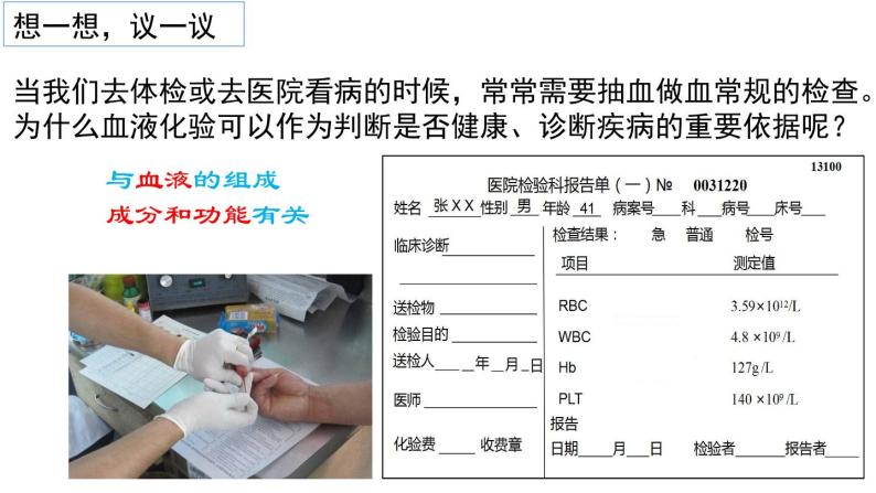 4-4-1流动的组织--血液课件2021-2022学年人教版生物七年级下册02