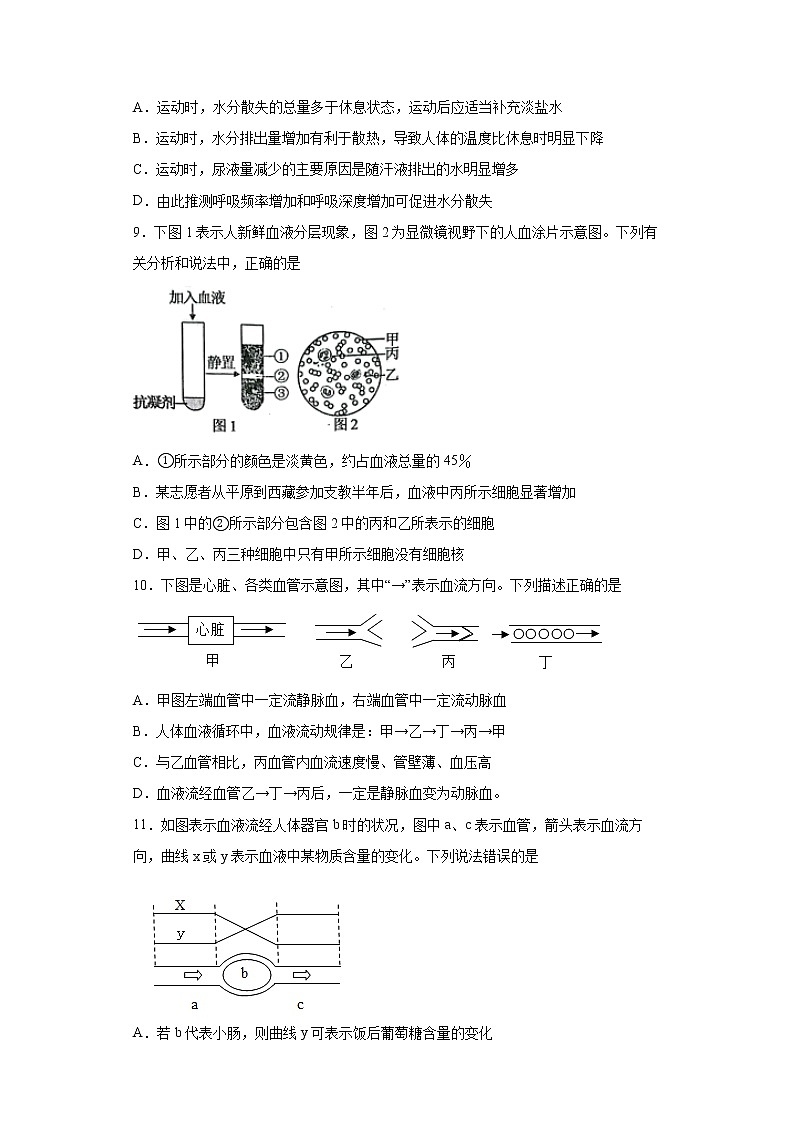 山东省泰安市肥城市2021-2022学年七年级上学期期末生物试题(word版含答案)第3页