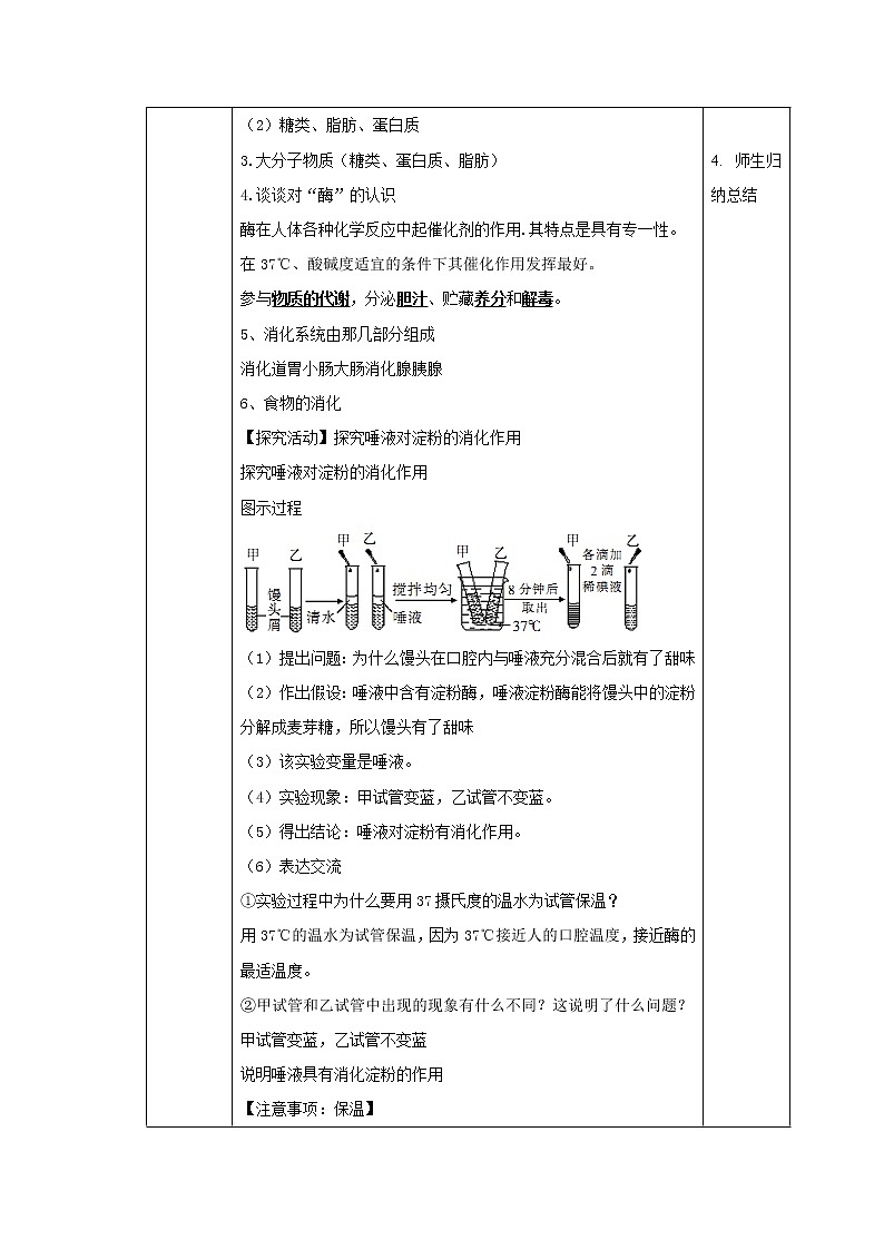 1.2消化和吸收 教學(xué)設(shè)計第2頁