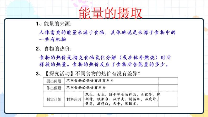 2.2 人体内能量的利用（课件+教学设计+练习+学案）06