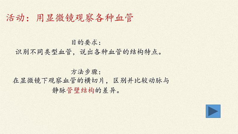 北师大版生物七年级下册 第9章 第2节 血液循环(12)(课件)05