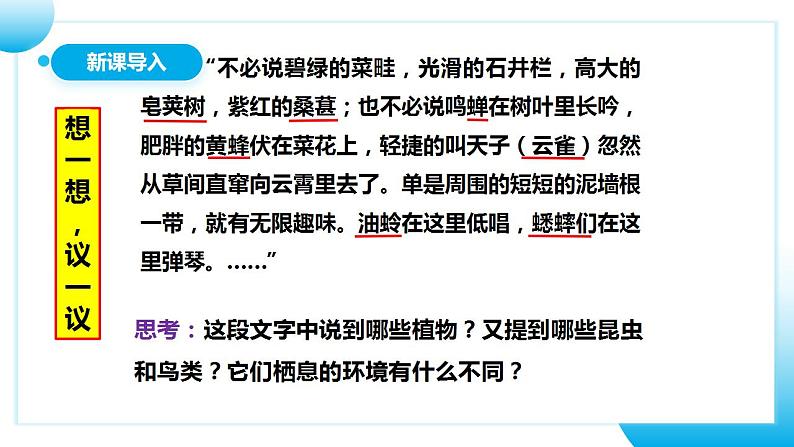 人教版初中生物七年级上册1.1.2《调查周边环境中的生物》课件第3页