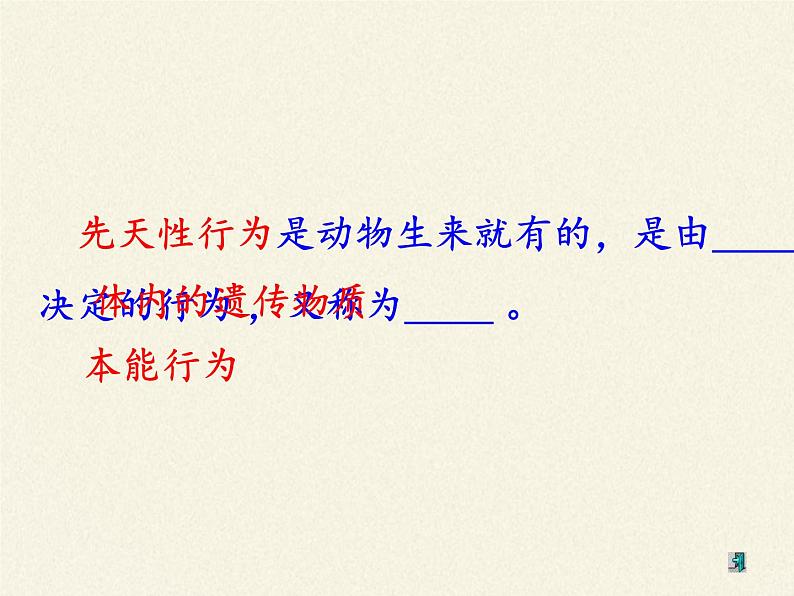 苏教版八年级生物上册 18.2 动物行为的生理基础(1) 课件第5页