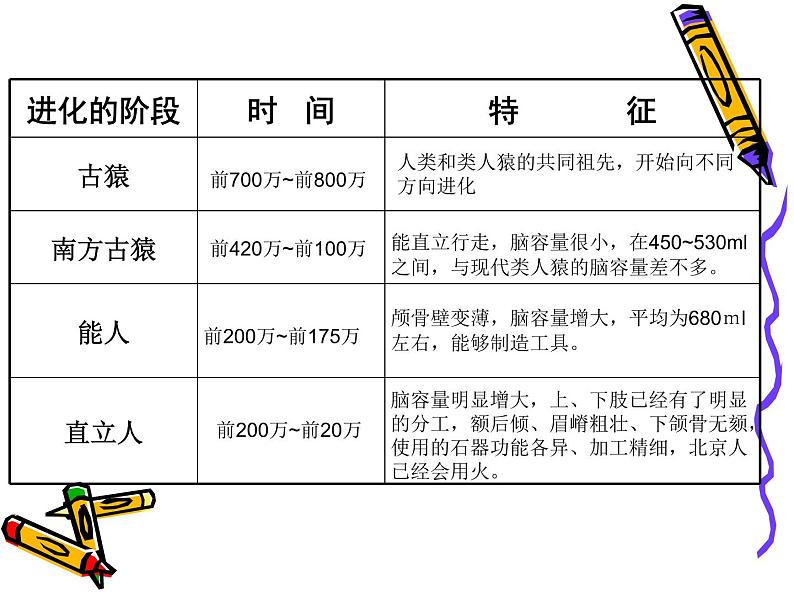 苏教版八年级生物上册 16.4 人类的起源和进化_ (2) 课件第7页