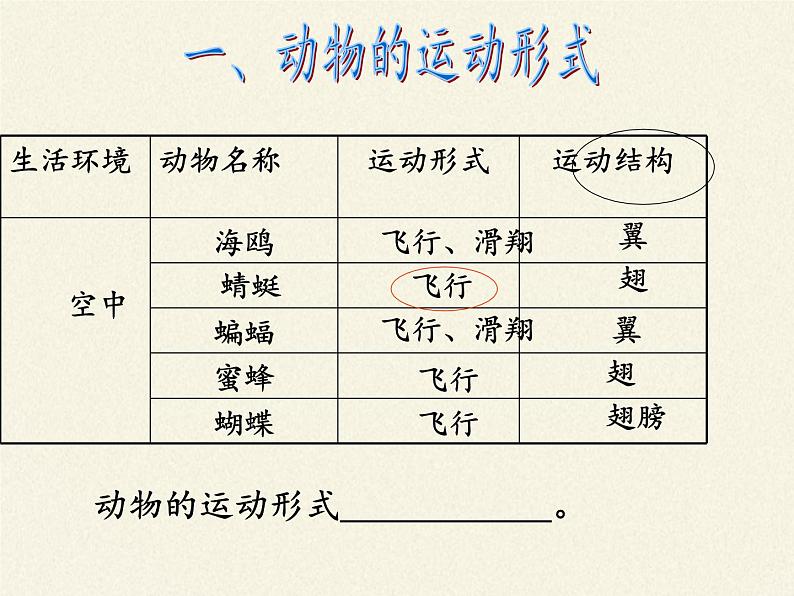 苏教版八年级生物上册 17.1 动物运动的形式和能量供应(8) 课件第6页