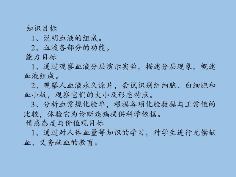 苏教版生物七年级下册 第十章 第一节 血液和血型(5)（课件）02