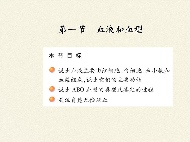 苏教版生物七年级下册 第十章 第一节 血液和血型(4)(课件)02