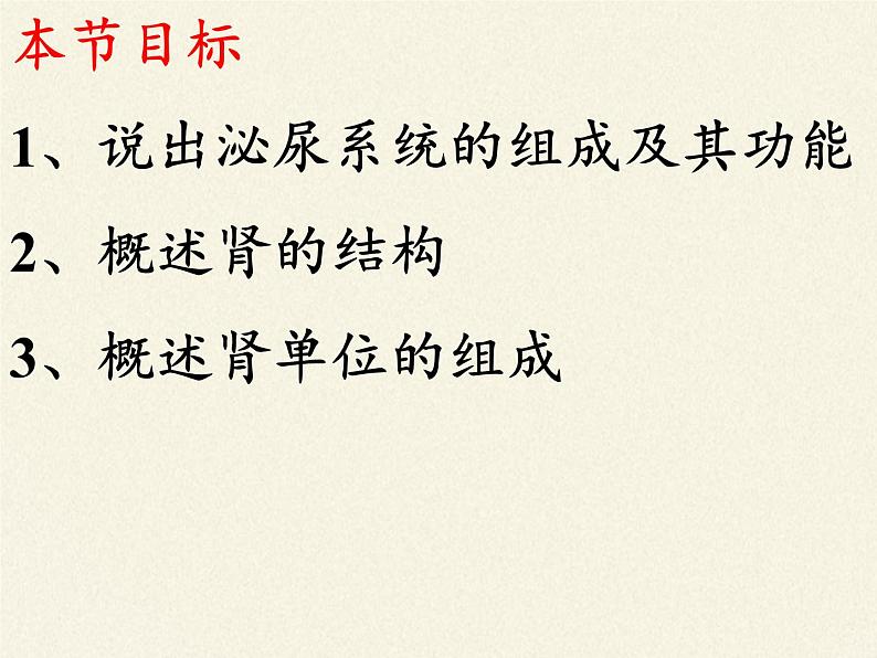 苏教版生物七年级下册 第十一章 第一节 人体泌尿系统的组成(4)(课件)第3页