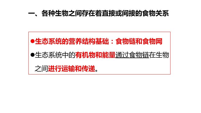 北师大版生物八年级下册第23章 《生态系统及其稳定性》23.3 生态系统的结构和功能 教学PPT课件第6页
