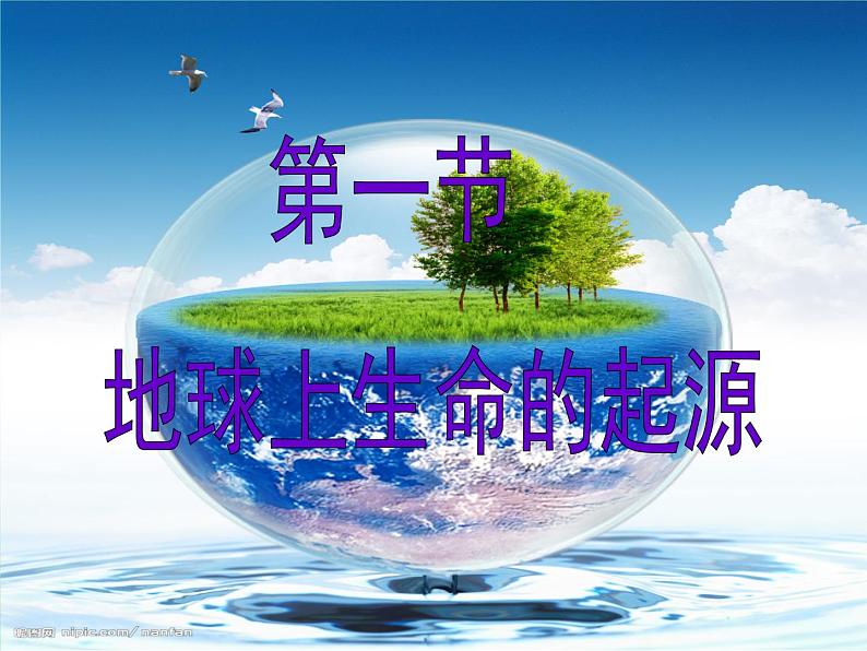 初中生物人教版八年级下册 第一节地球上生命的起源 课件第3页