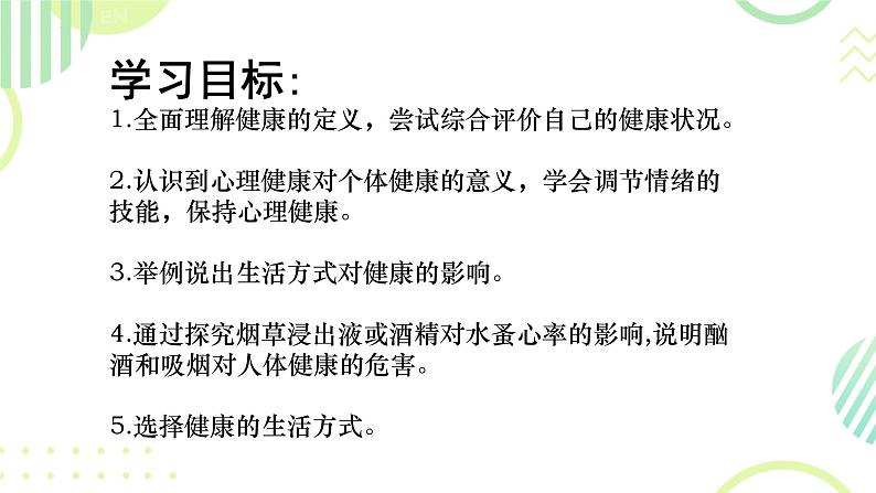 《了解自己,增进健康》课件第2页