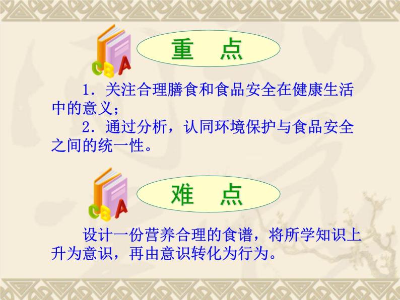 北师大版七下生物 8.3合理膳食与食品安全 课件04