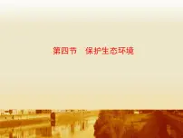 冀教版八年级下册第七单元 生物与环境第三章 人类和自然界的协调与发展第四节 保护生态环境教课内容课件ppt