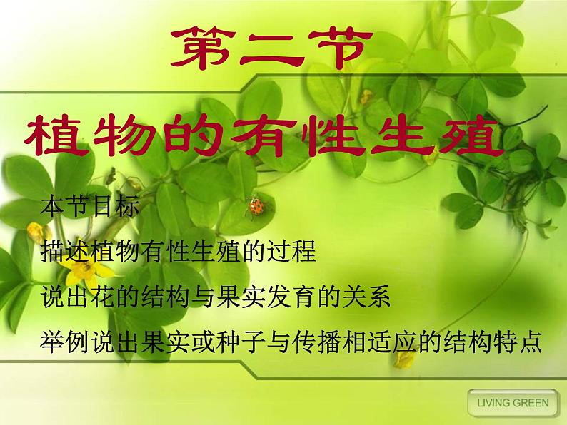 苏教版八下生物 21.2植物的有性生殖 课件第2页