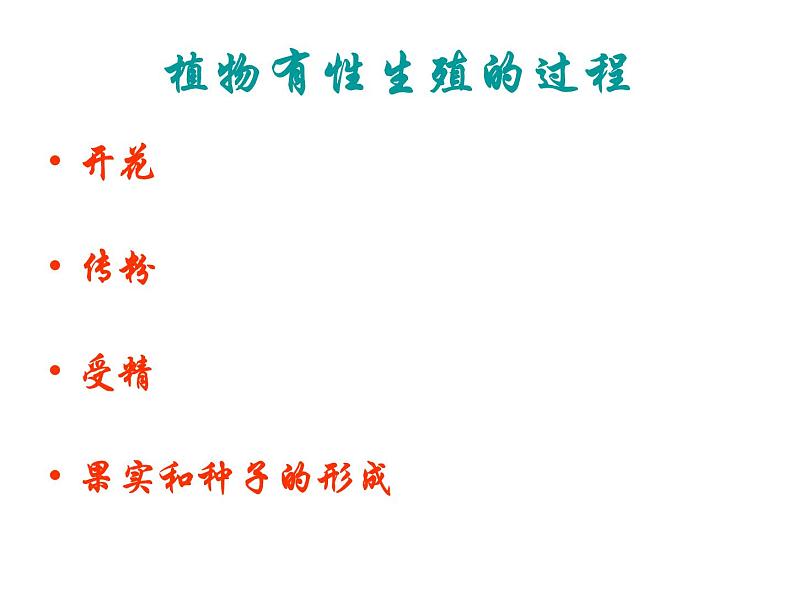 苏教版八下生物 21.2植物的有性生殖 课件第4页