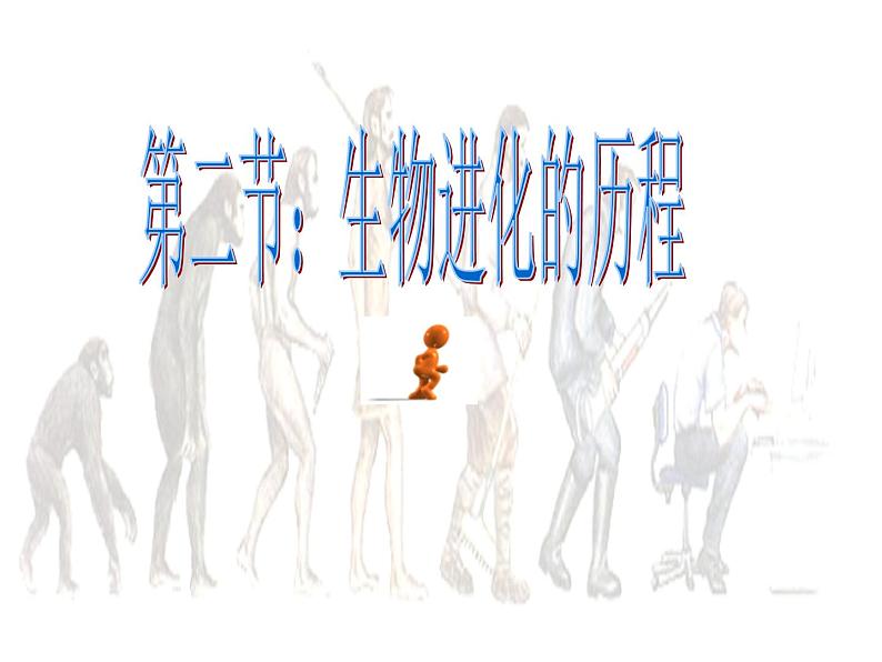 苏科版八下生物 23.2 生物进化的历程 课件第1页