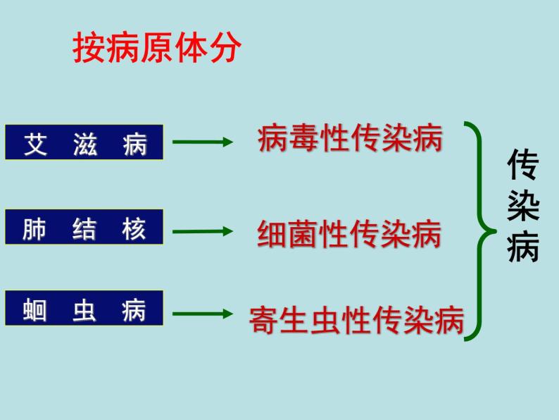 济南版七年级下册生物 6.2传染病及其预防 课件06