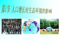 苏科版八年级下册生物 26.1人口增长对生态环境的影响 课件