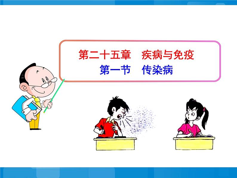苏教版八下生物 25.1传染病 课件第2页