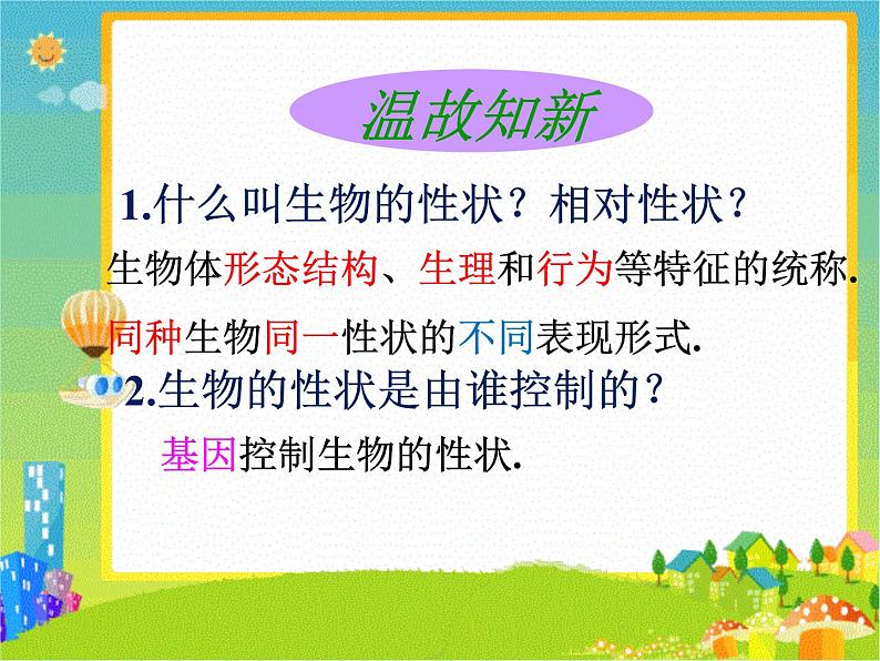 人教版八下生物 7.2.2基因在亲子代间的传递 课件第2页