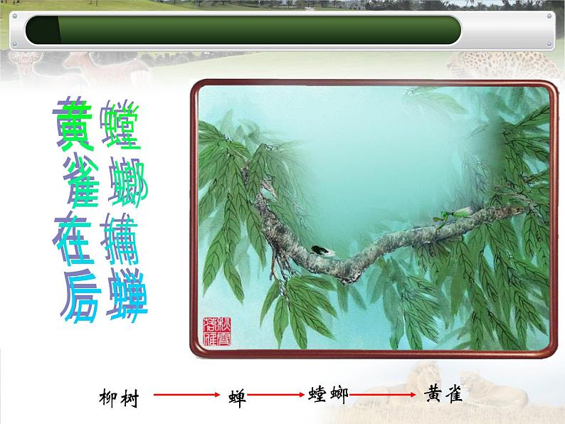 冀教版八年级下册生物 7.2.2食物链和食物网 课件08