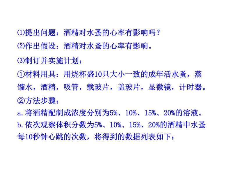 苏教版八年级下册生物 26.1远离烟酒 课件06