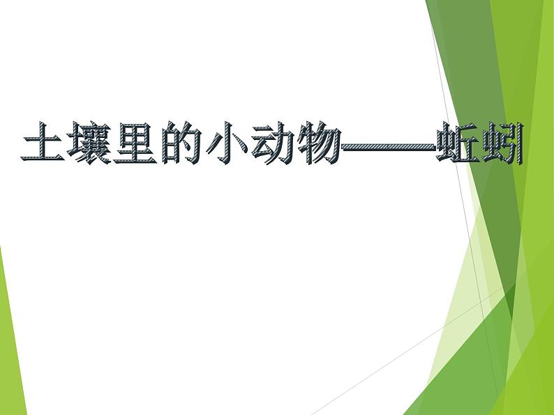 苏科版七年级下册生物 13.1土壤里的小动物 课件02